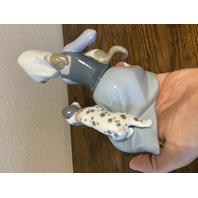 VTG LLADRO LITTLE FRISKIES Glossy Porcelain Figurine #5032 W/BOX 6.75"H