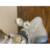 VTG LLADRO LITTLE FRISKIES Glossy Porcelain Figurine #5032 W/BOX 6.75"H