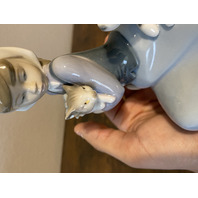 VTG LLADRO LITTLE FRISKIES Glossy Porcelain Figurine #5032 W/BOX 6.75"H