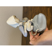 VTG LLADRO LITTLE FRISKIES Glossy Porcelain Figurine #5032 W/BOX 6.75"H