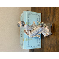 VTG LLADRO "Mayumi" Geisha Porcelain Figurine W/BOX #1449 9.5"H SPAIN