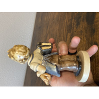 RARE VTG Goebel Hummel BOOTS Figurine #143 6.75"H MADE IN US ZONE GERMANY TMK1