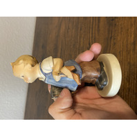 VTG Goebel Hummel BOOTS Figurine #143/0 5.5"H GERMANY TMK2