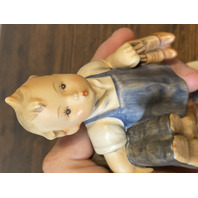 VTG Goebel Hummel BOOTS Figurine #143/0 5.5"H GERMANY TMK2