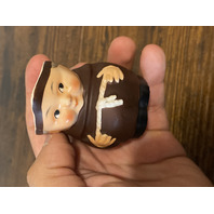 VTG Goebel Hummel Friar Tuck Monk Creamer #S 141 2/0, 2 5/8"H Germany TMK2