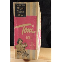 1951 VINTAGE IDEAL TONI DOLL P-90 FACE BEAUTIFUL HIGH COLOR 14" in ORIG. BOX