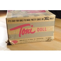 1951 VINTAGE IDEAL TONI DOLL P-90 FACE BEAUTIFUL HIGH COLOR 14" in ORIG. BOX