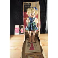 1951 VINTAGE IDEAL TONI DOLL P-90 FACE BEAUTIFUL HIGH COLOR 14" in ORIG. BOX