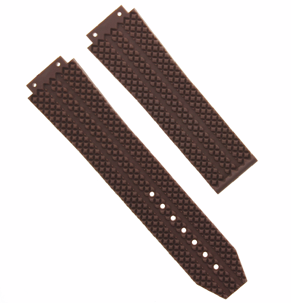 25MM RUBBER WATCH STRAP BAND CLASP FOR HUBLOT 4444.545MM H BIG BANG
