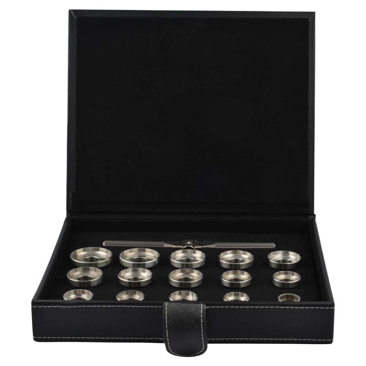 15 DIES WATCH CASE BACK OPENER KIT FOR BREITLING WATCH REMOVAL REPAIR