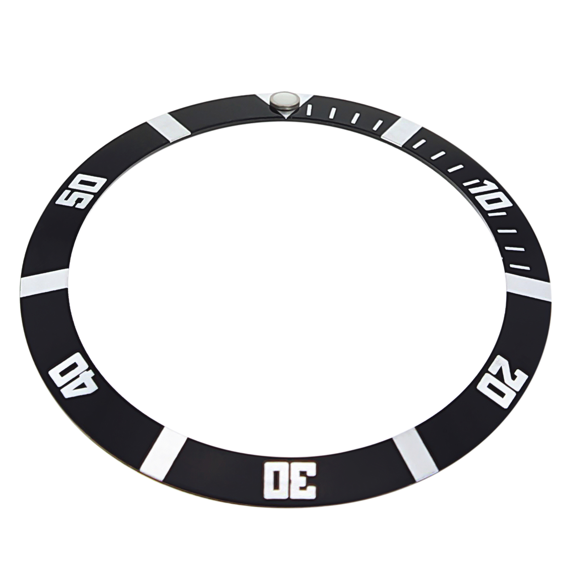 REPLACEMENT BEZEL INSERT BLACK FOR WATCH 33MM X 27MM Ewatchparts
