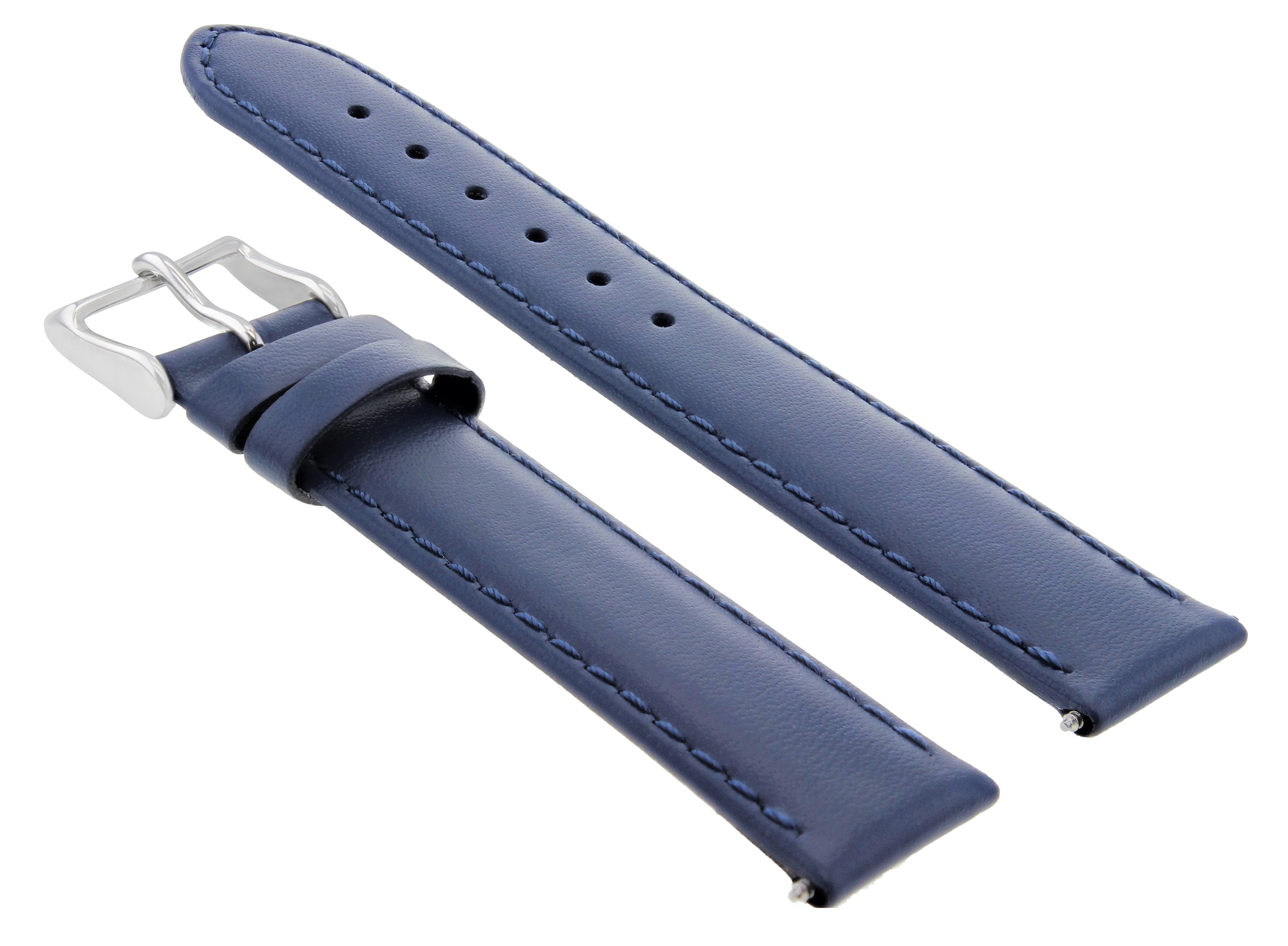 20MM LEATHER SMOOTH WATCH BAND STRAP FOR TAG HEUER CARRERA AQUARACER F1