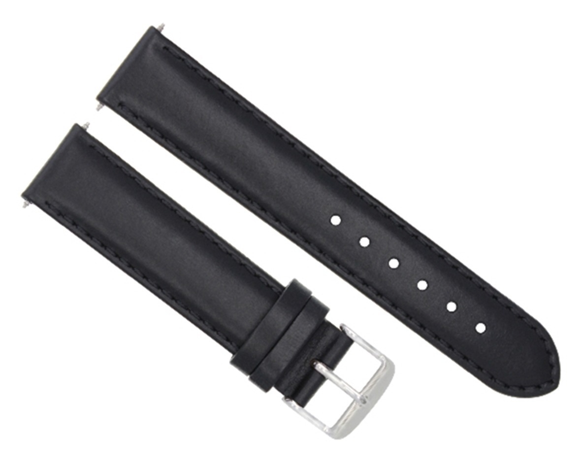 22MM SMOOTH LEATHER WATCH STRAP BAND FOR LONGINES HYDROCONQUEST