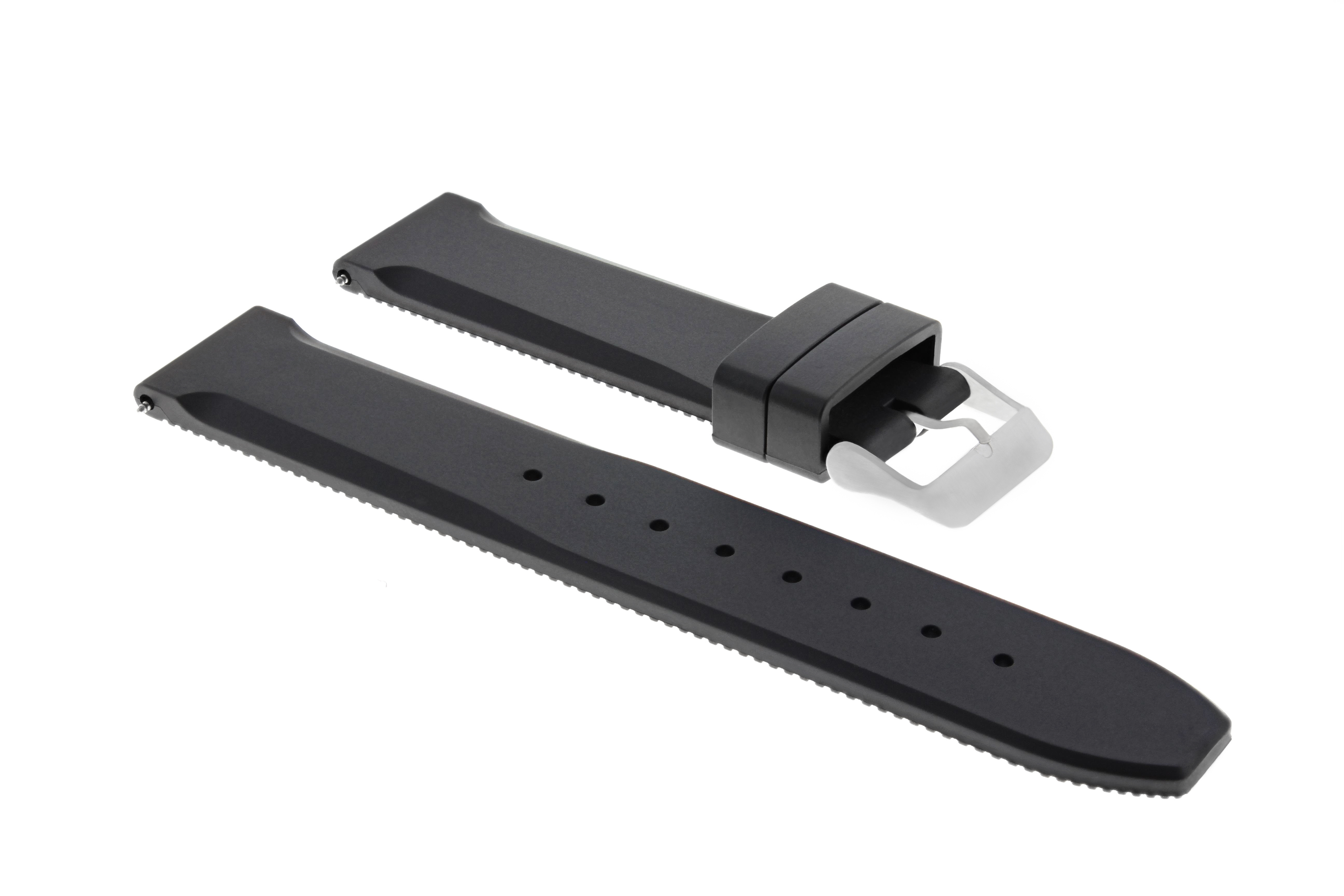 20MM RUBBER DIVER WATCH BAND STRAP FOR BREITLING CHRONOMAT A13035 WATCH