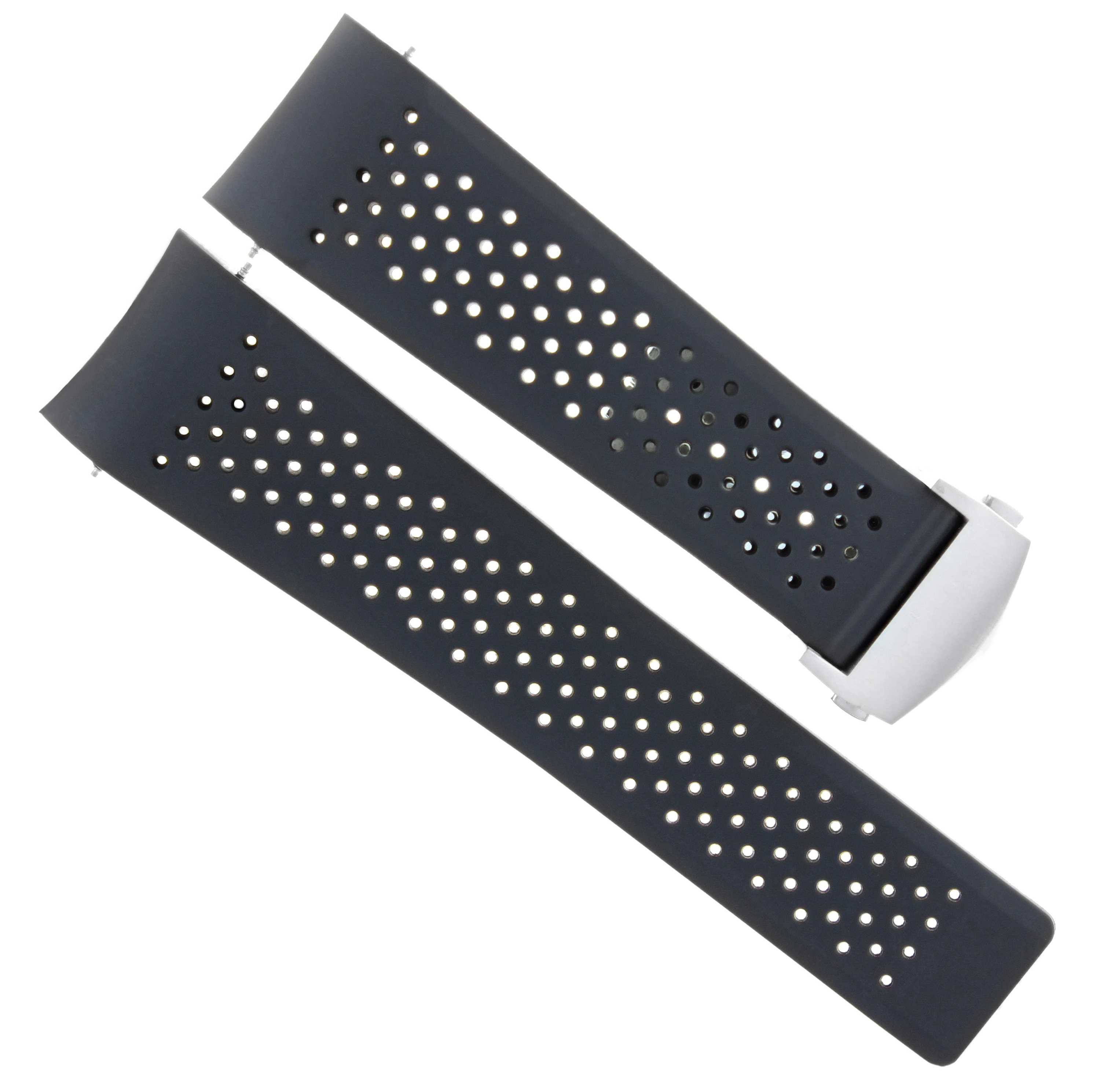 tag heuer link rubber strap