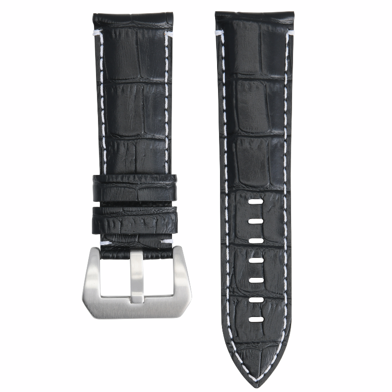 24MM GENUINE LEATHER WATCH BAND STRAP FOR BREITLING NAVITMER, BENTLEY