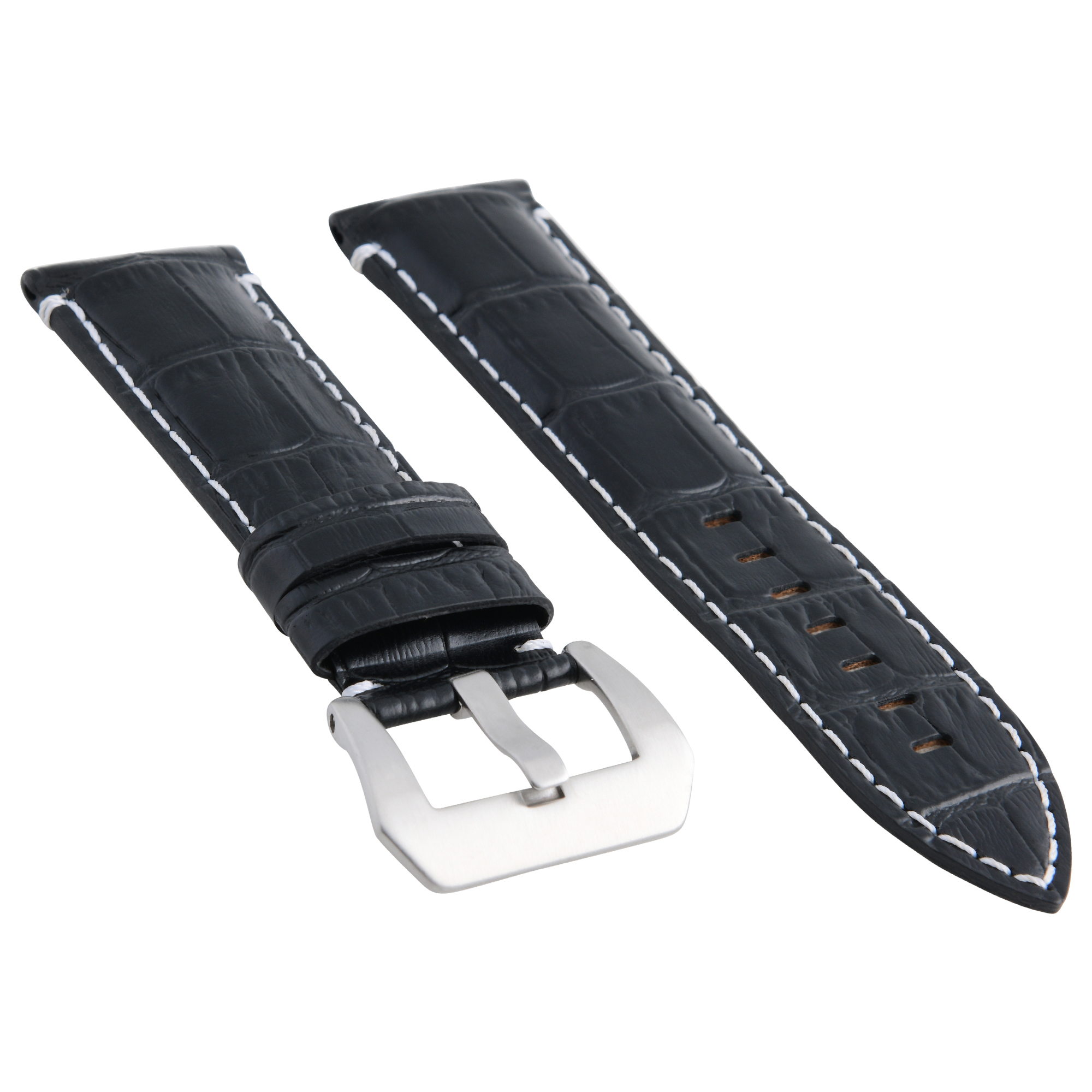 24MM GENUINE LEATHER WATCH BAND STRAP FOR BREITLING NAVITMER, BENTLEY
