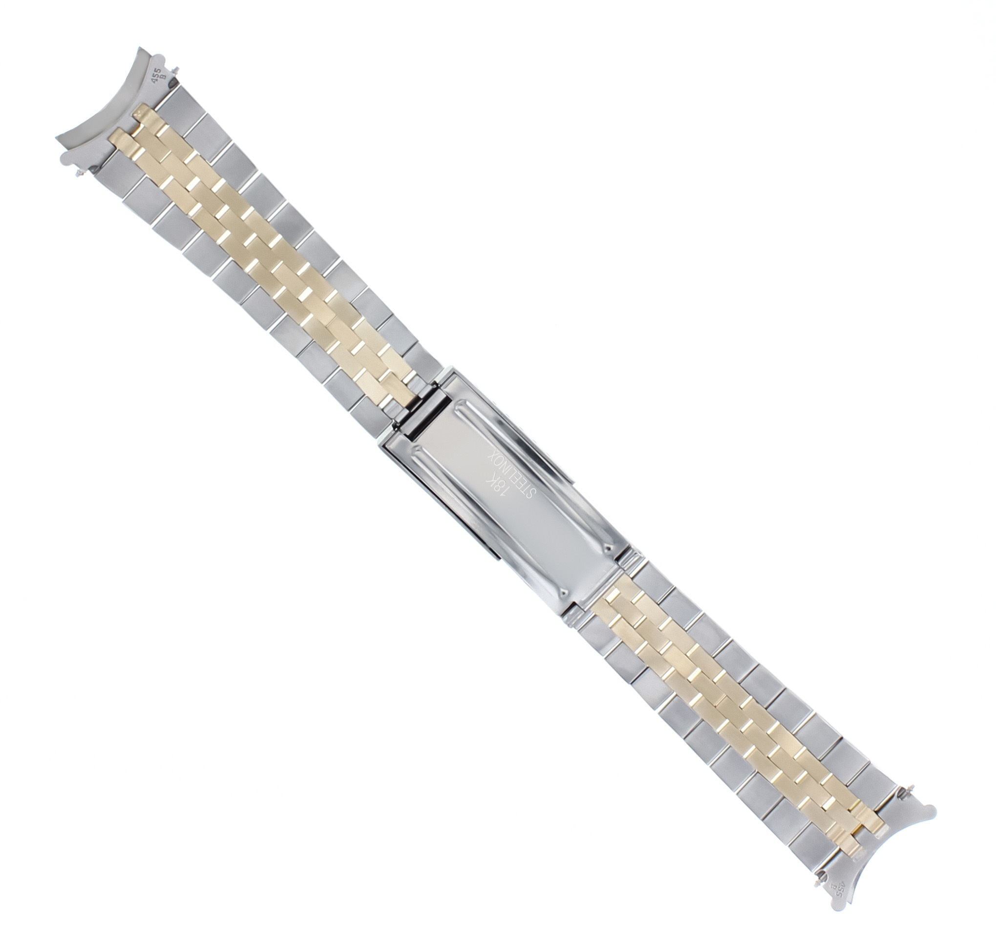 36MM MENS TWO TONE REPLACEMENT WATCH BAND FOR ROLEX DATEJUST