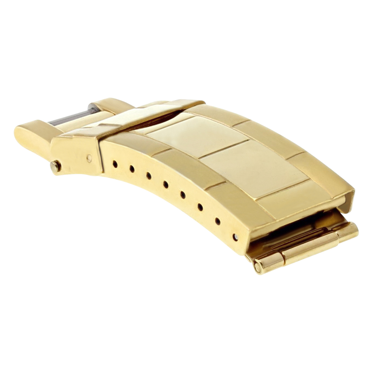 OYSTER WATCH BAND FLIP LOCK EXTENSION CLASP FOR ROLEX SUBMARINER GMT WATCH GOLD Ewatchparts