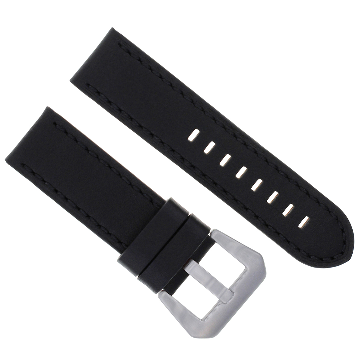 20MM COW LEATHER WATCH BAND STRAP FOR MENS ANONIMO WATCH BRACELET BLACK Ewatchparts
