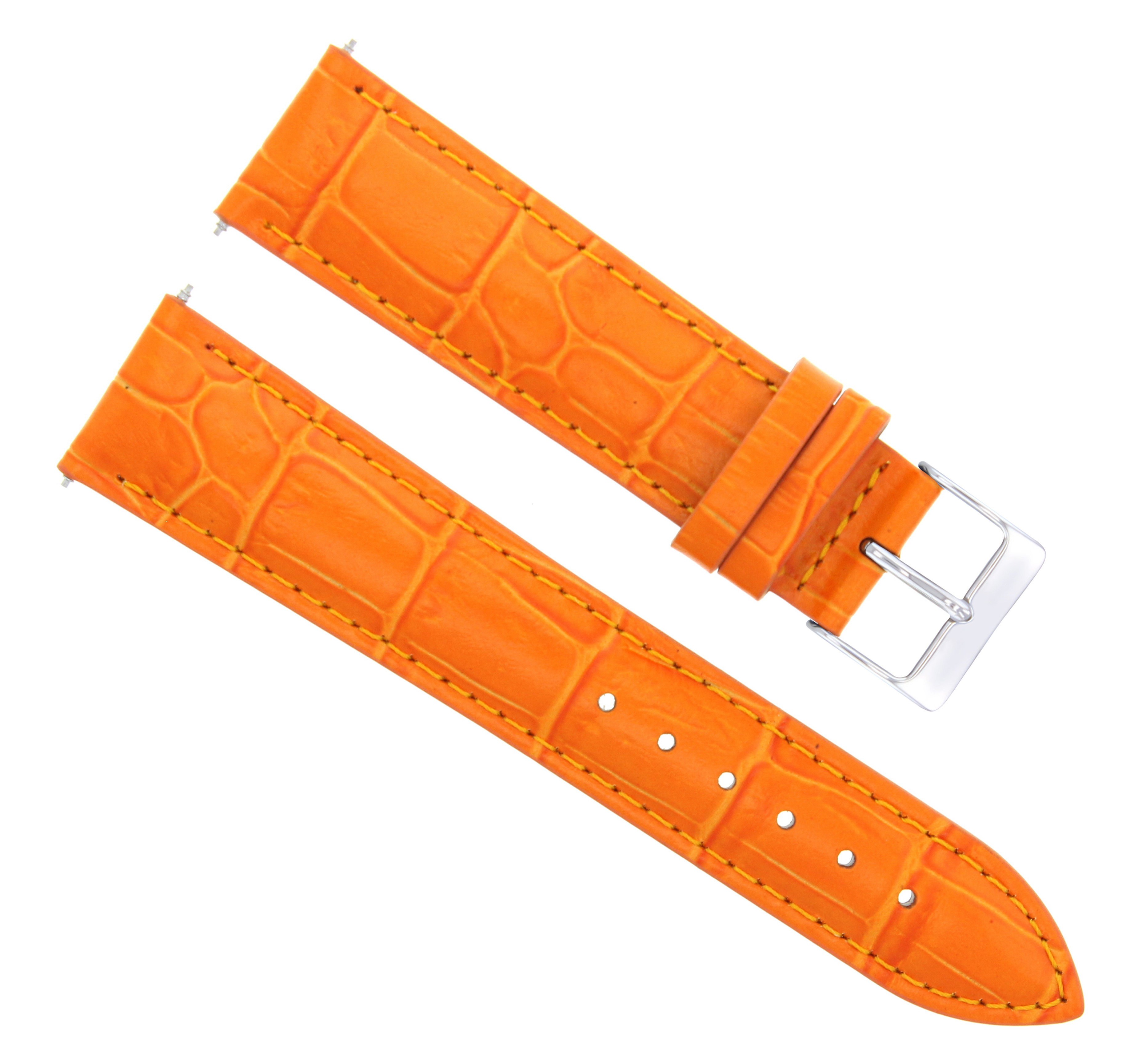 19MM LEATHER WATCH BAND STRAP FOR TAG HEUER WATCH ORANGE eBay