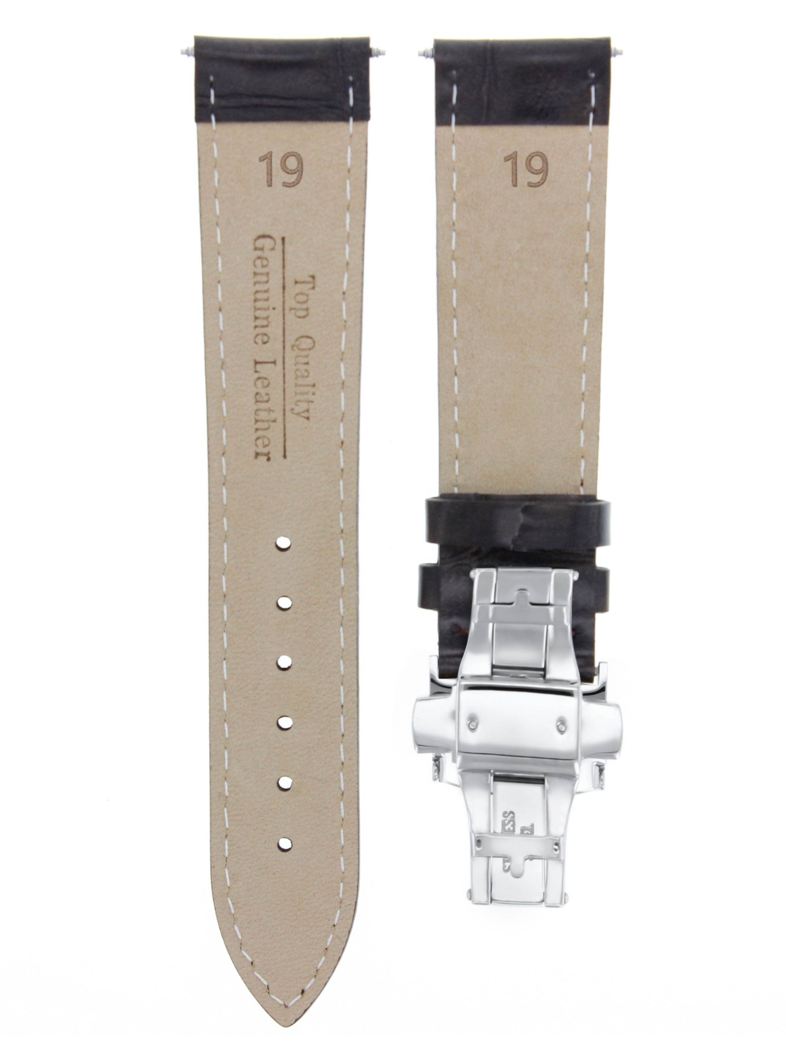 19MM LEATHER WATCH BAND STRAP FOR 