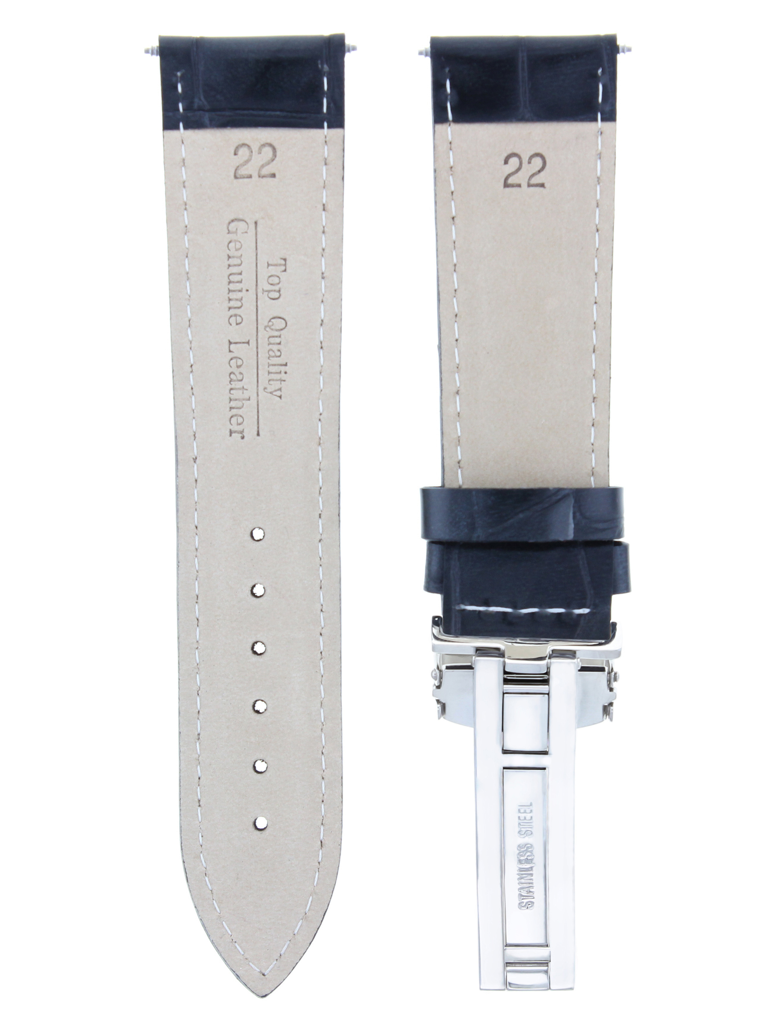 leather deployment strap