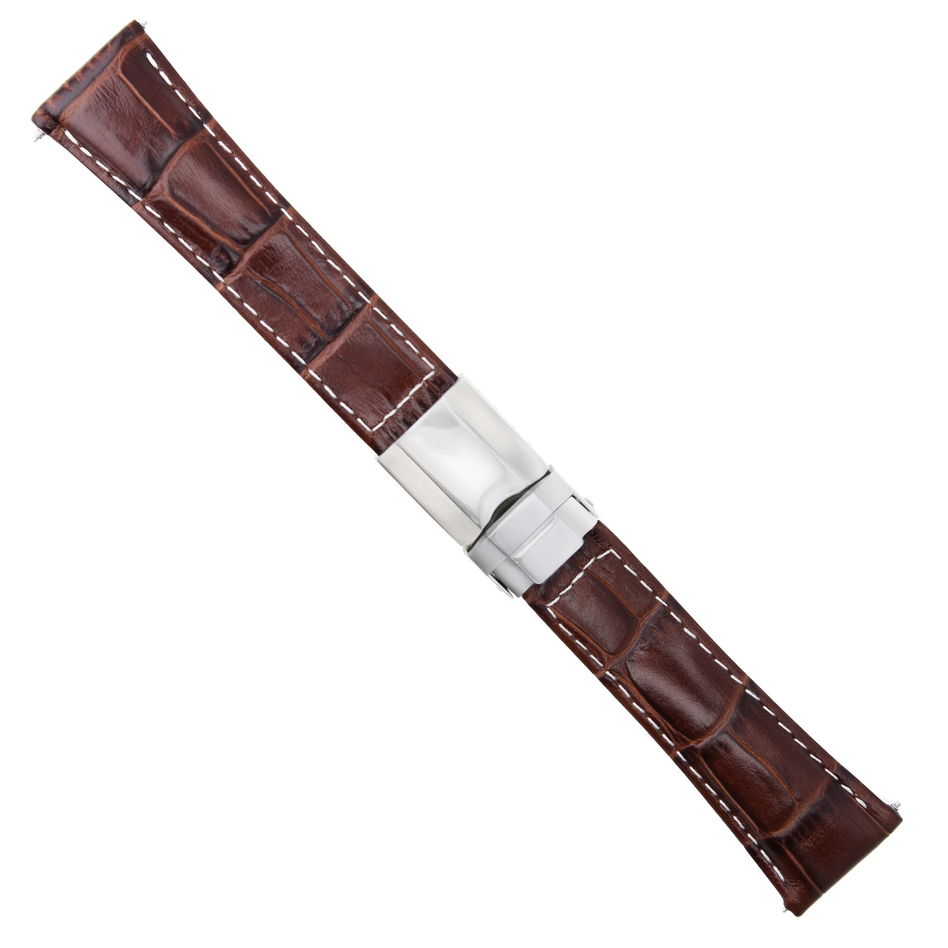 LEATHER STRAP FOR ROLEX DAYTONA 16519 116520 116523 L/BROWN WS REGULAR