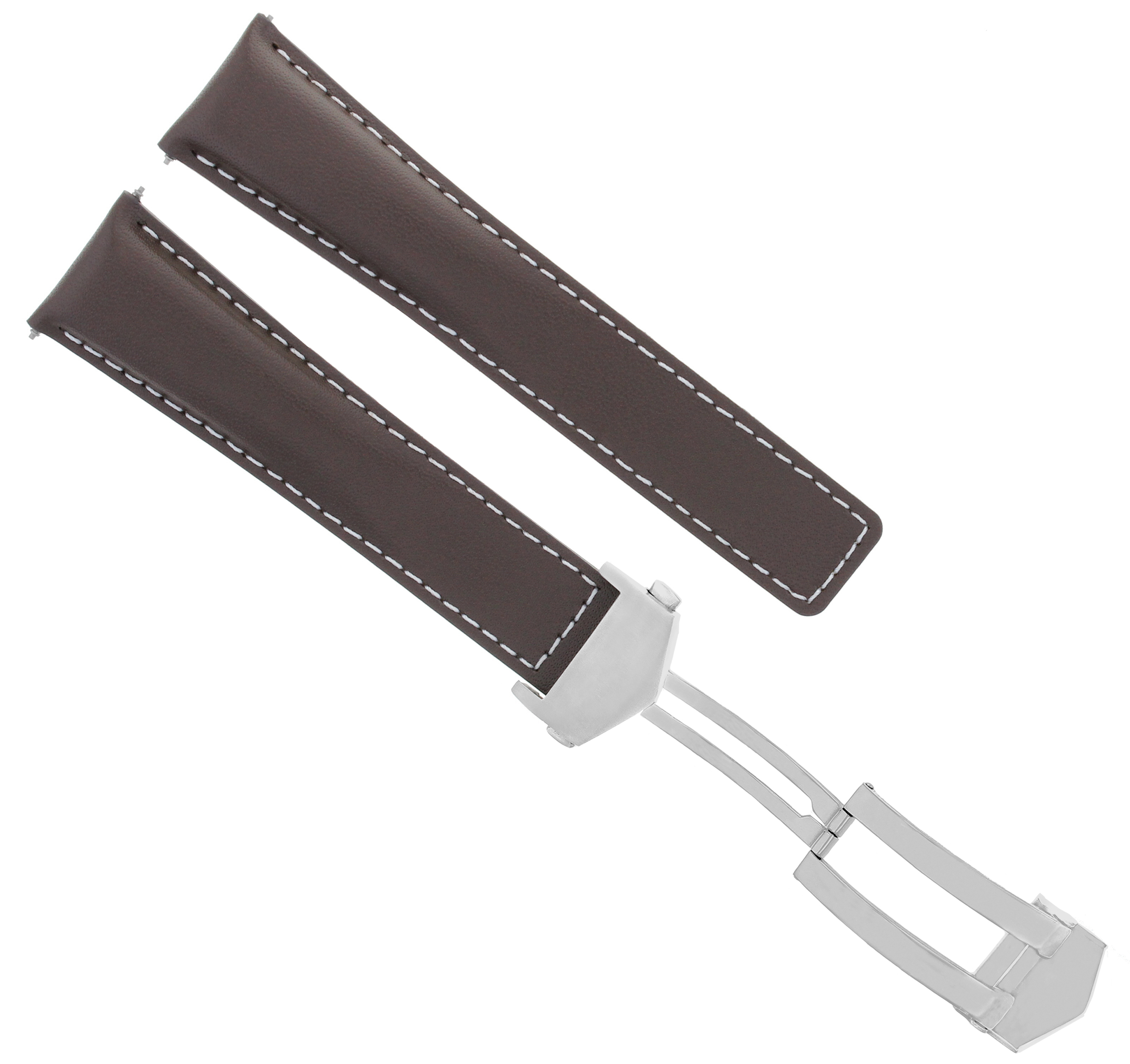 22MM LEATHER WATCH BAND STRAP FOR TAG HEUER CARRERA CV2115 CV2116 WATCH  BROWN WS | Ewatchparts