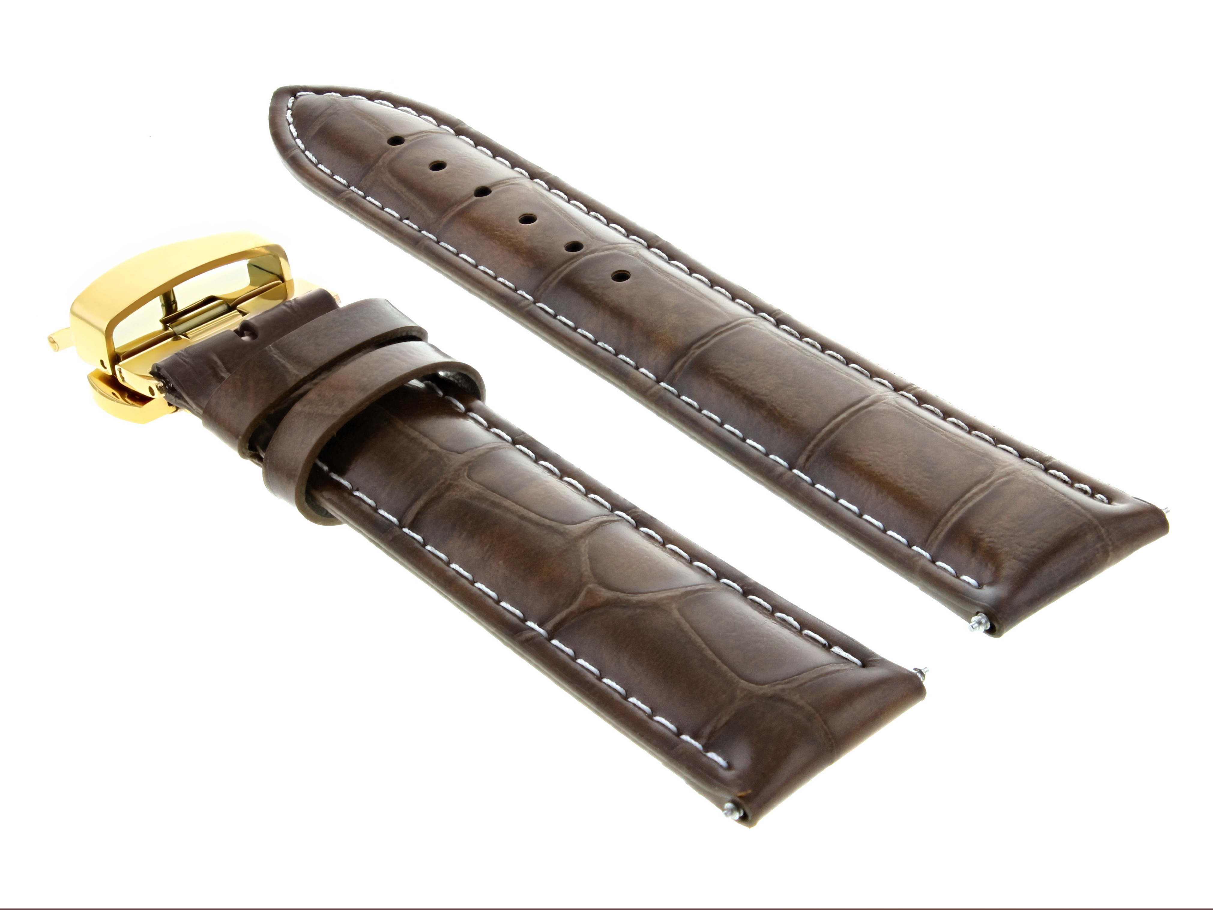 19MM LEATHER WATCH BAND STRAP 