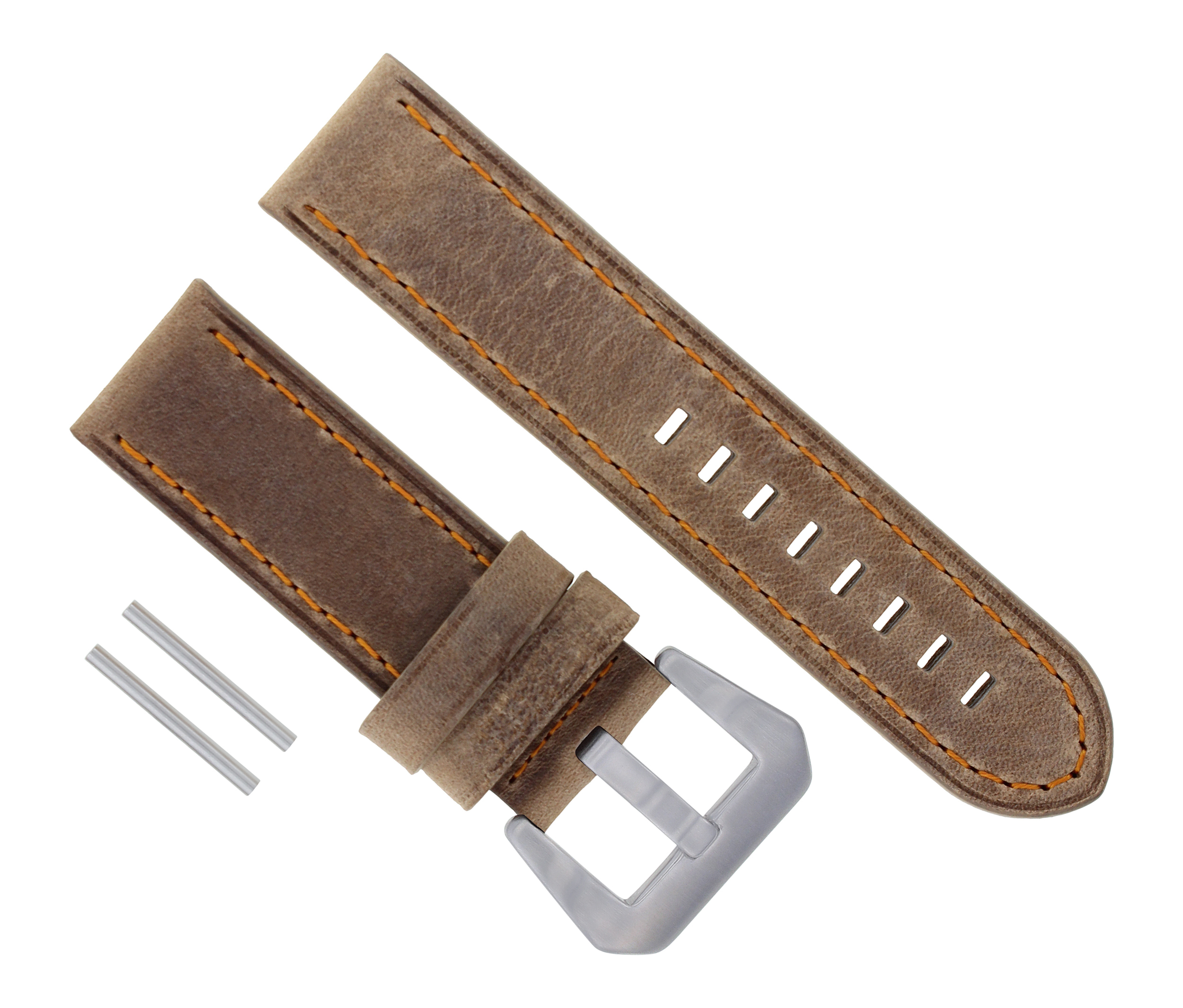 20MM PREMIUM LEATHER STRAP WATCH BAND FOR PANERAI MARINA RADIOMIR SAND
