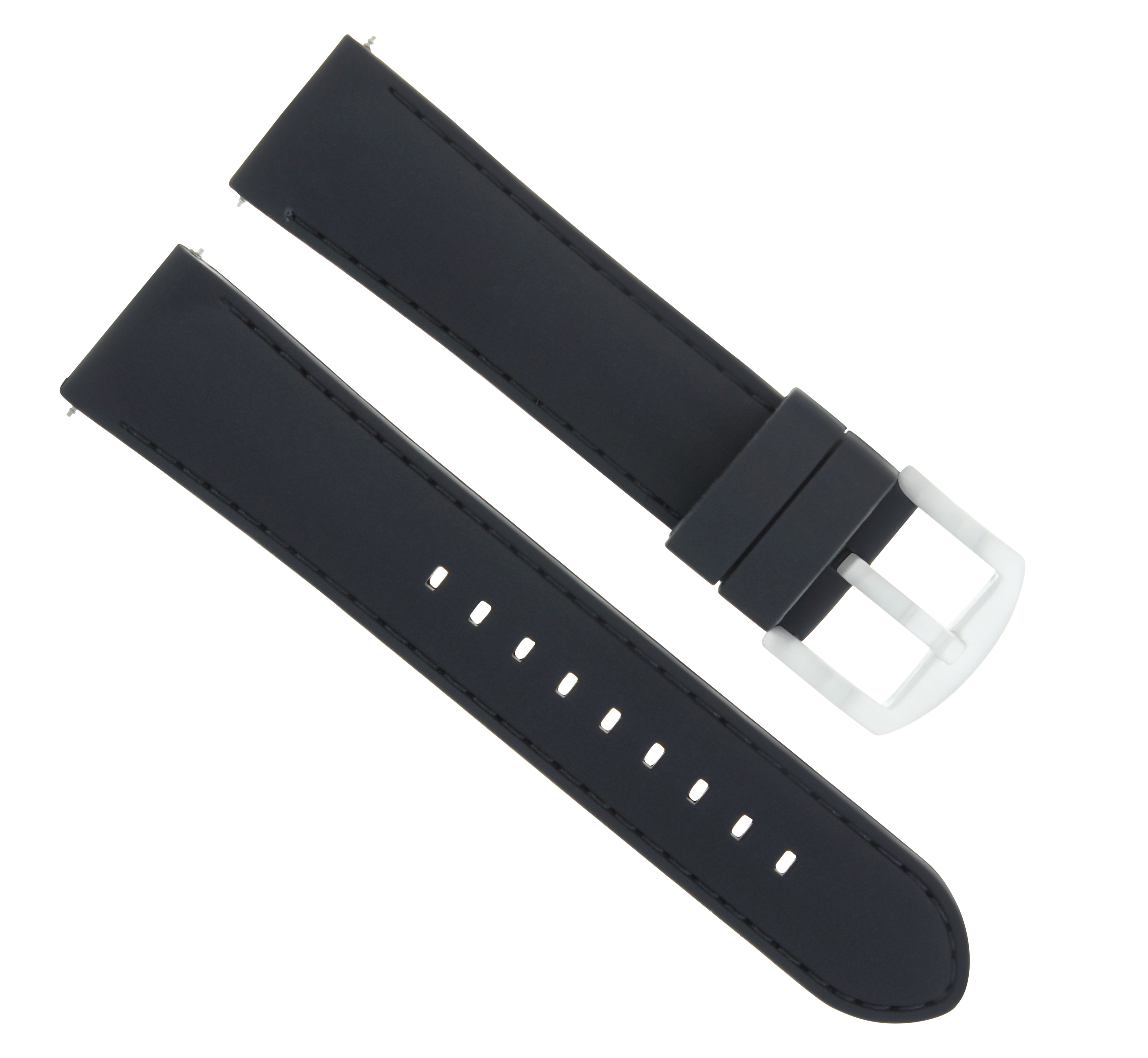 22MM RUBBER WATCH BAND STRAP FOR INVICTA GMT 11255, SIGNATURE II, 19798