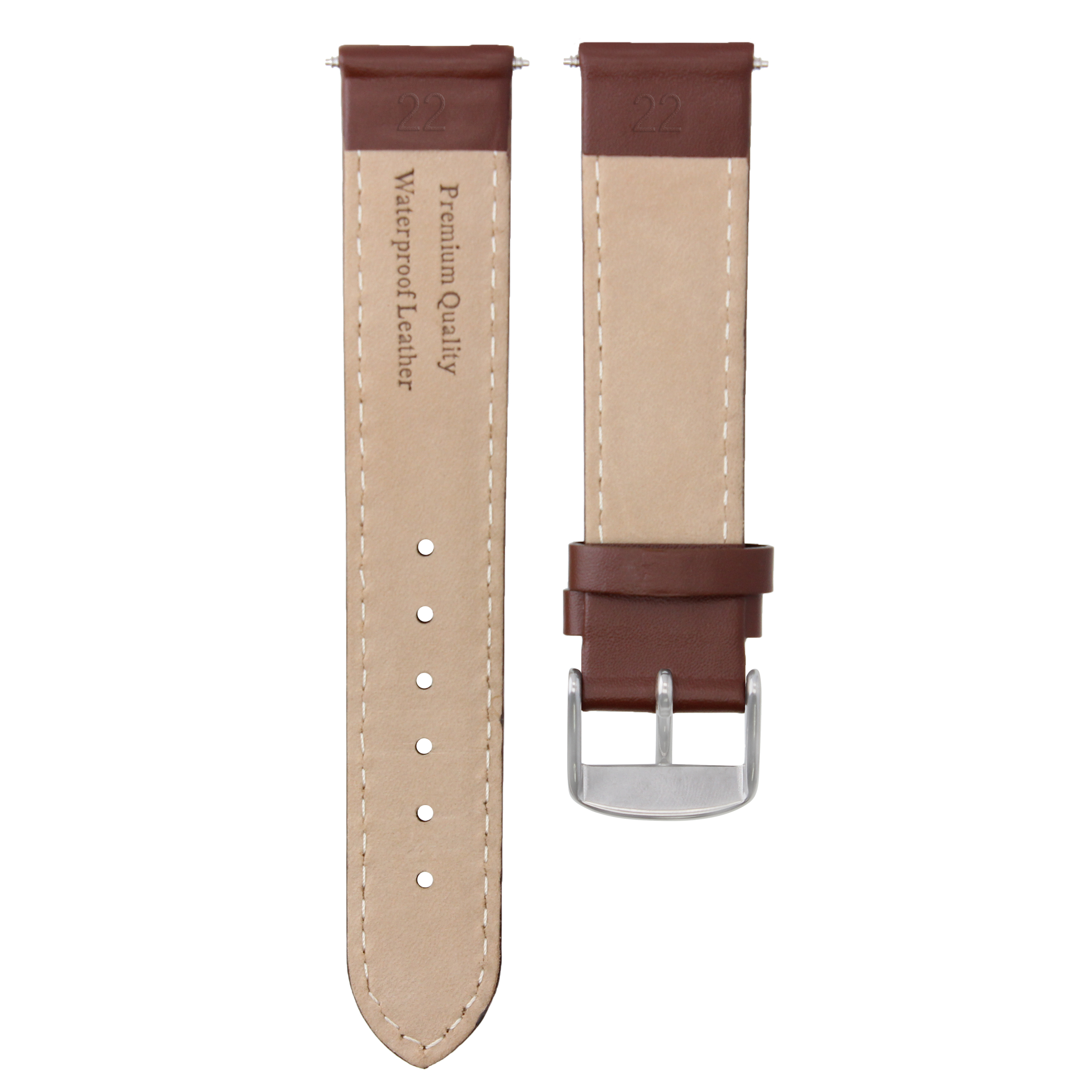 tissot 22mm leather strap