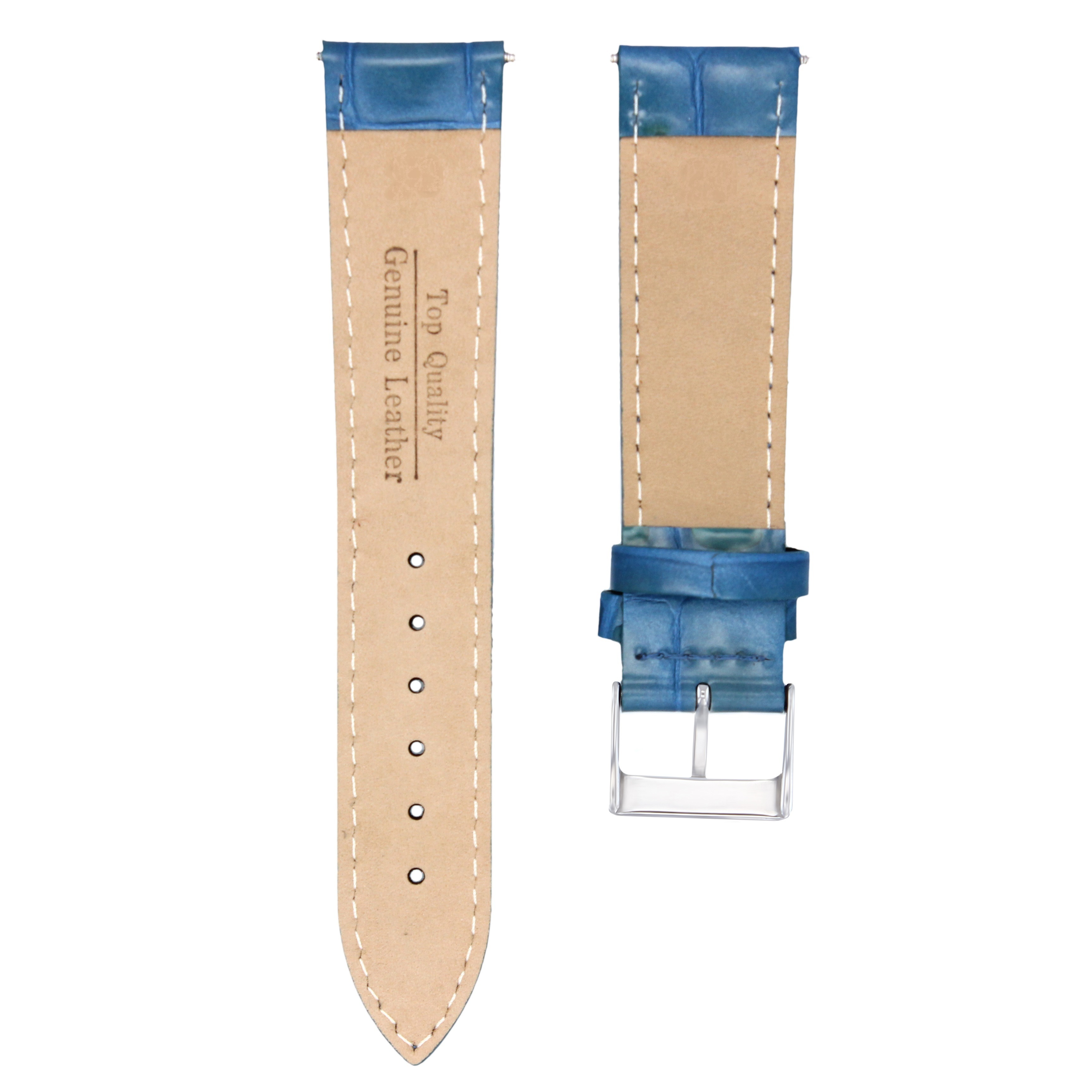 20MM LEATHER WATCH BAND STRAP FOR ROLEX DATEJUST DAYTONA16013 16014