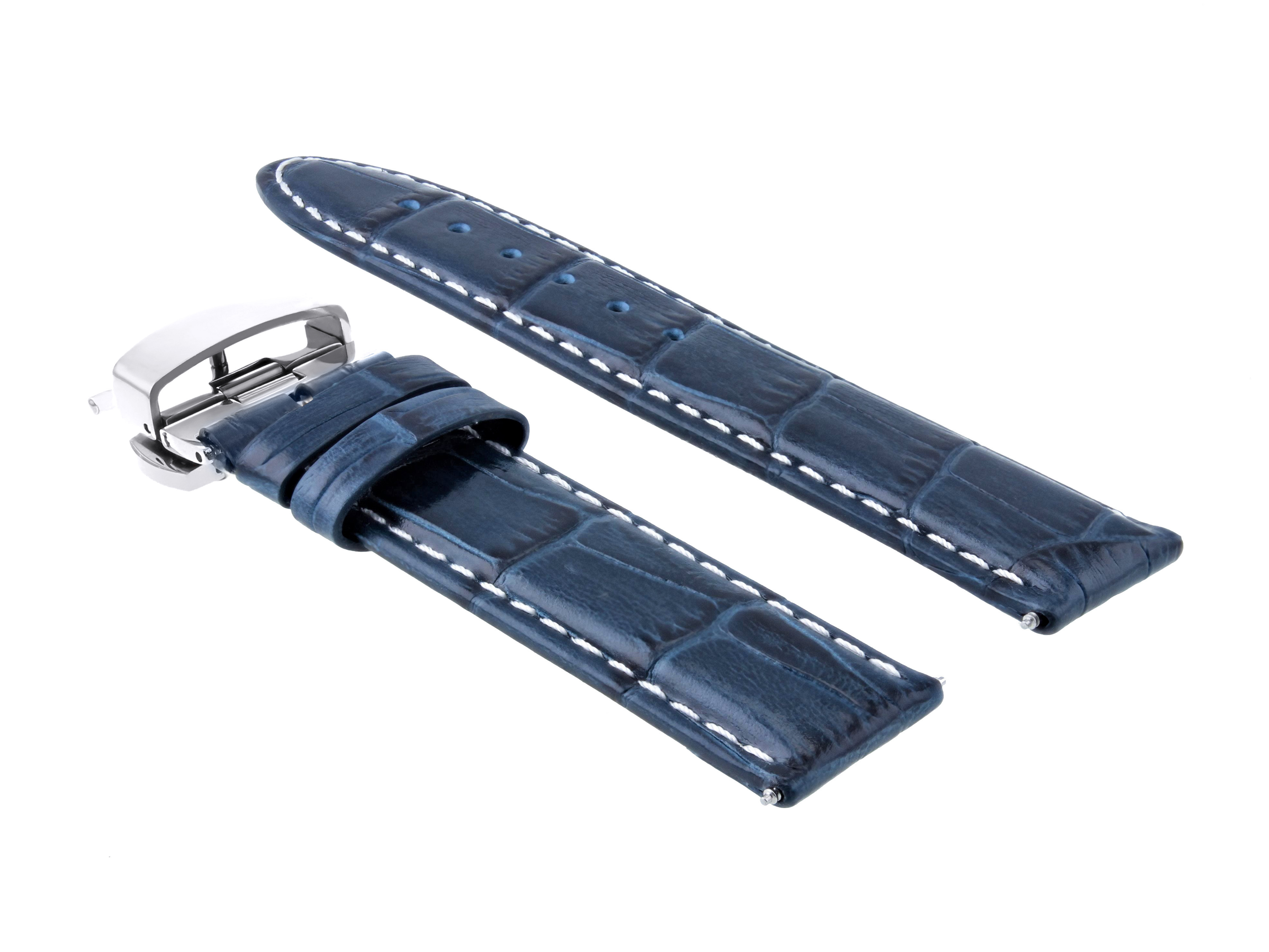 tissot 22mm leather strap