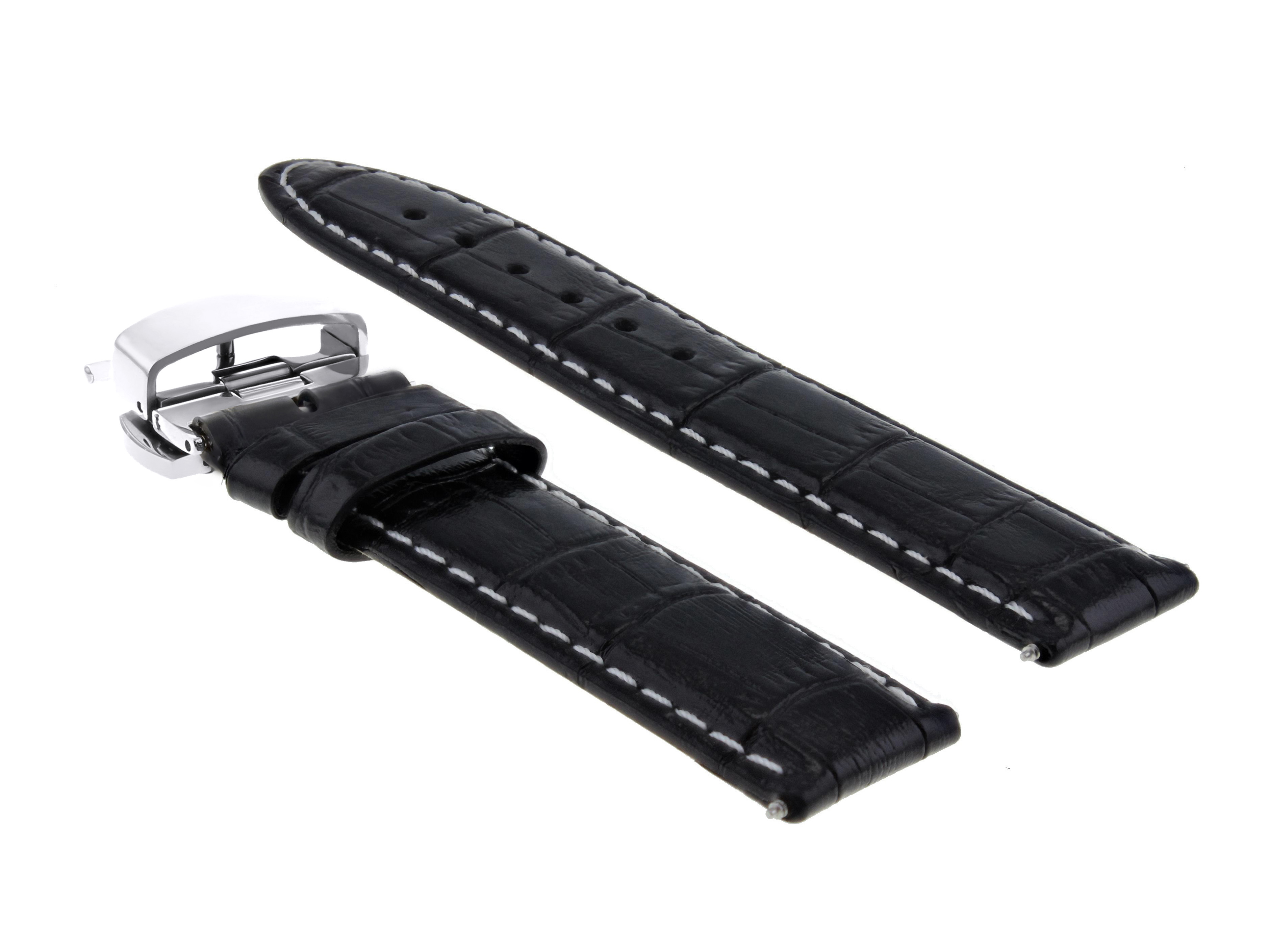 premium leather watch strap
