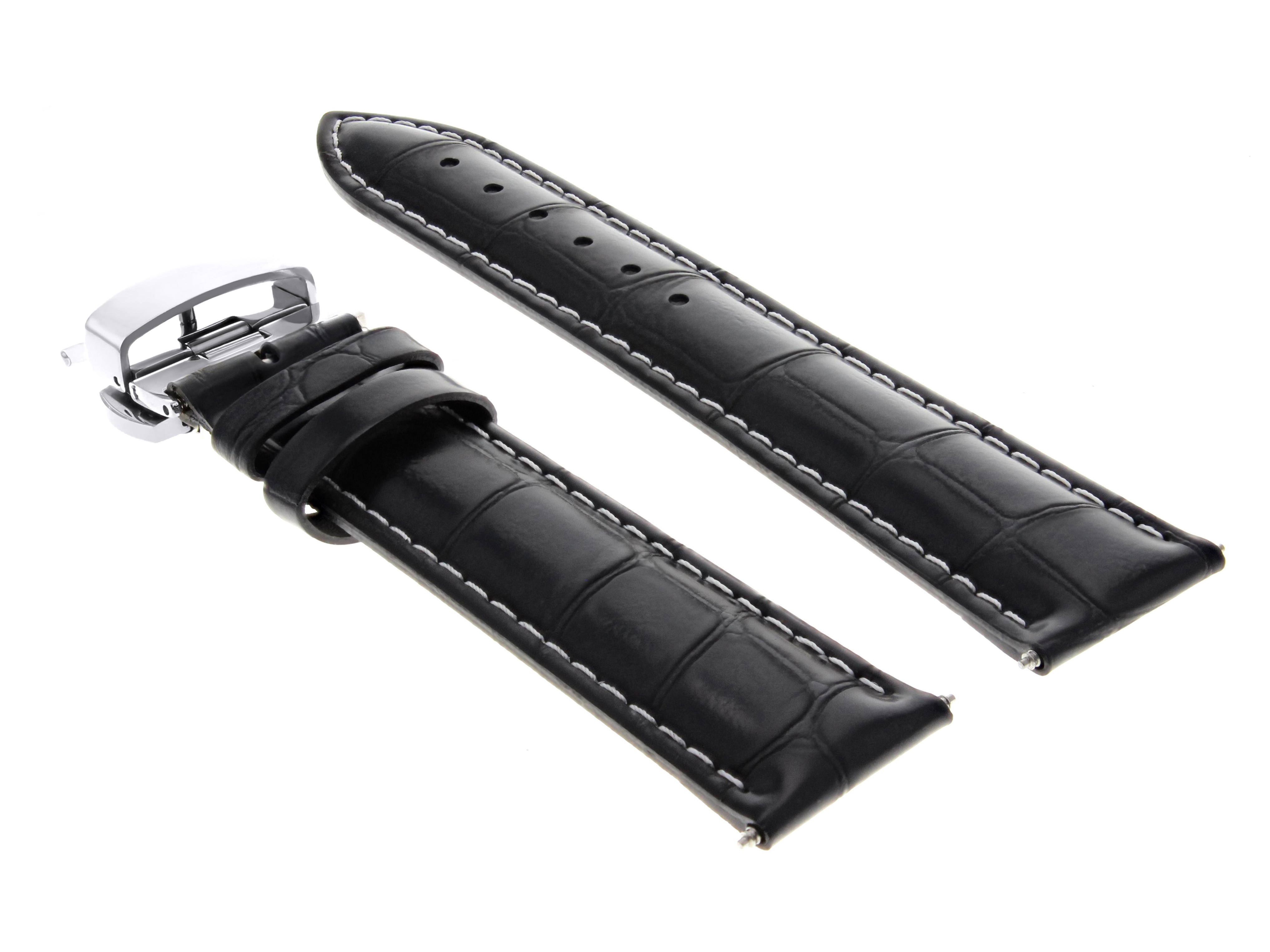 21MM LEATHER WATCH BAND STRAP FOR ZENITH EL PRIMERO CHRONOMASTER WATCH
