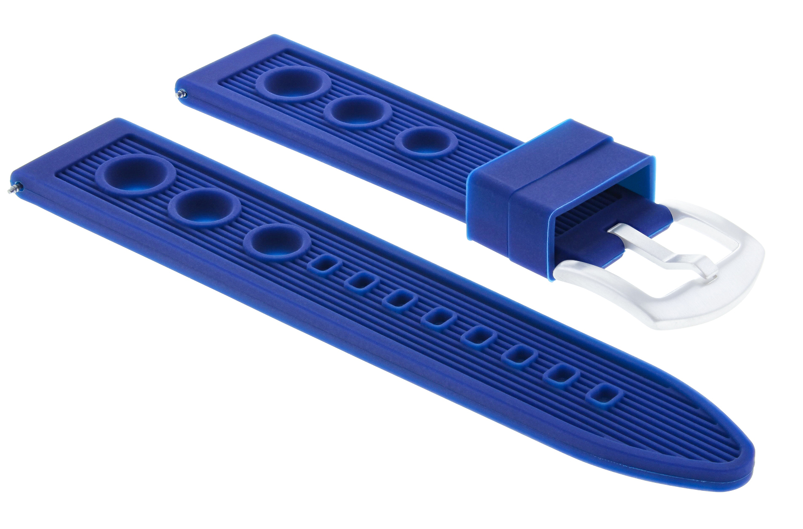 22MM RUBBER RACING WATCH BAND STRAP FOR TISSOT T-TOUCH T0914204605101 WATCH  BLUE | Ewatchparts