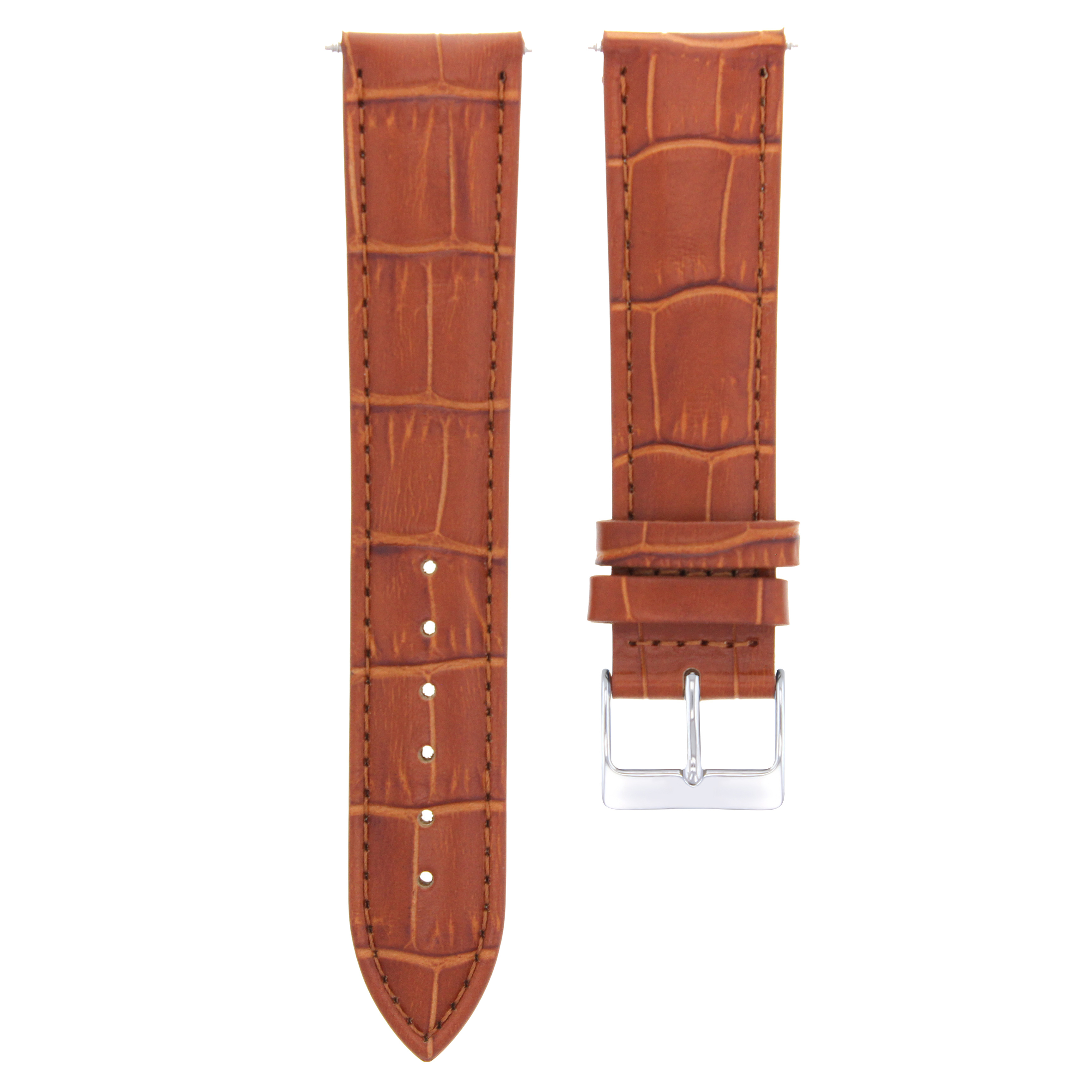 20MM LEATHER WATCH STRAP BAND FOR 36MM ROLEX DATEJUST 16013 16014 16233