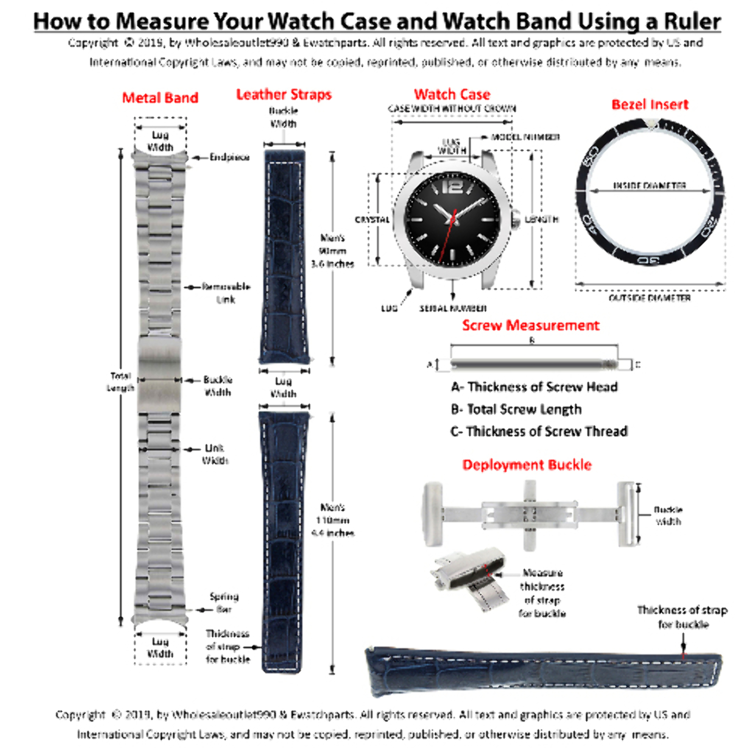 diesel watch screw pins