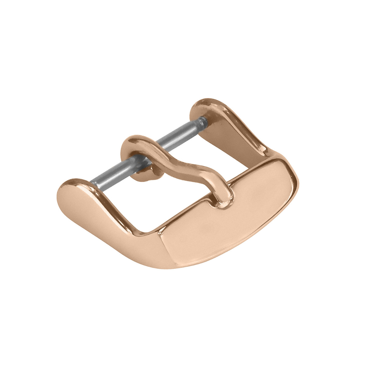 26MM ROSE COLOR WATCH BUCKLE CLASP PIN STYLE LEATHER RUBBER WATCH BAND