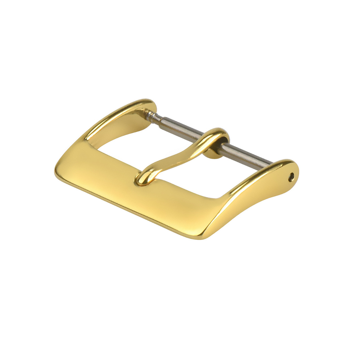 26MM GOLD WATCH BUCKLE CLASP PIN FOR INVICTA LEATHER RUBBER BAND STRAP
