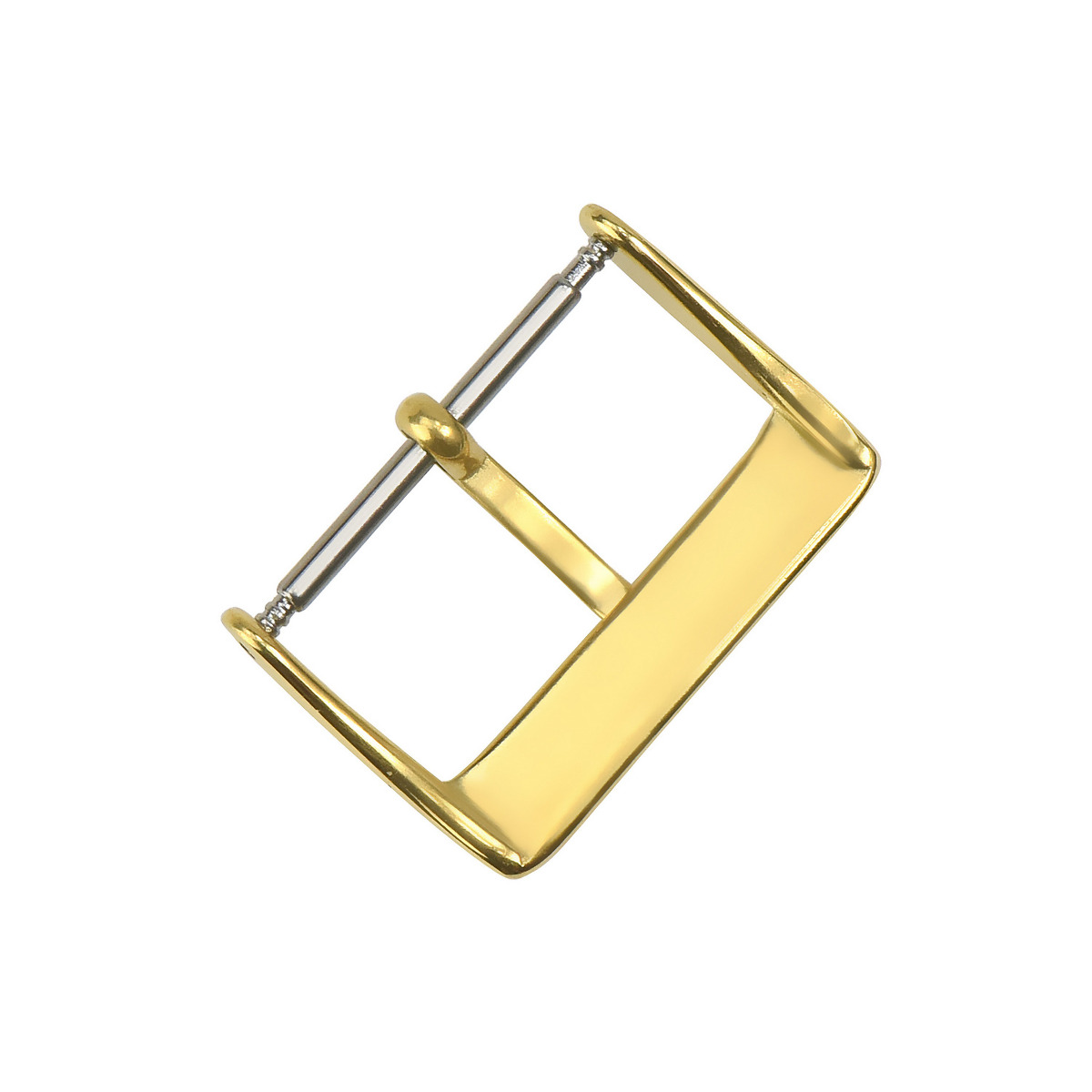 26MM GOLD WATCH BUCKLE CLASP PIN FOR INVICTA LEATHER RUBBER BAND STRAP