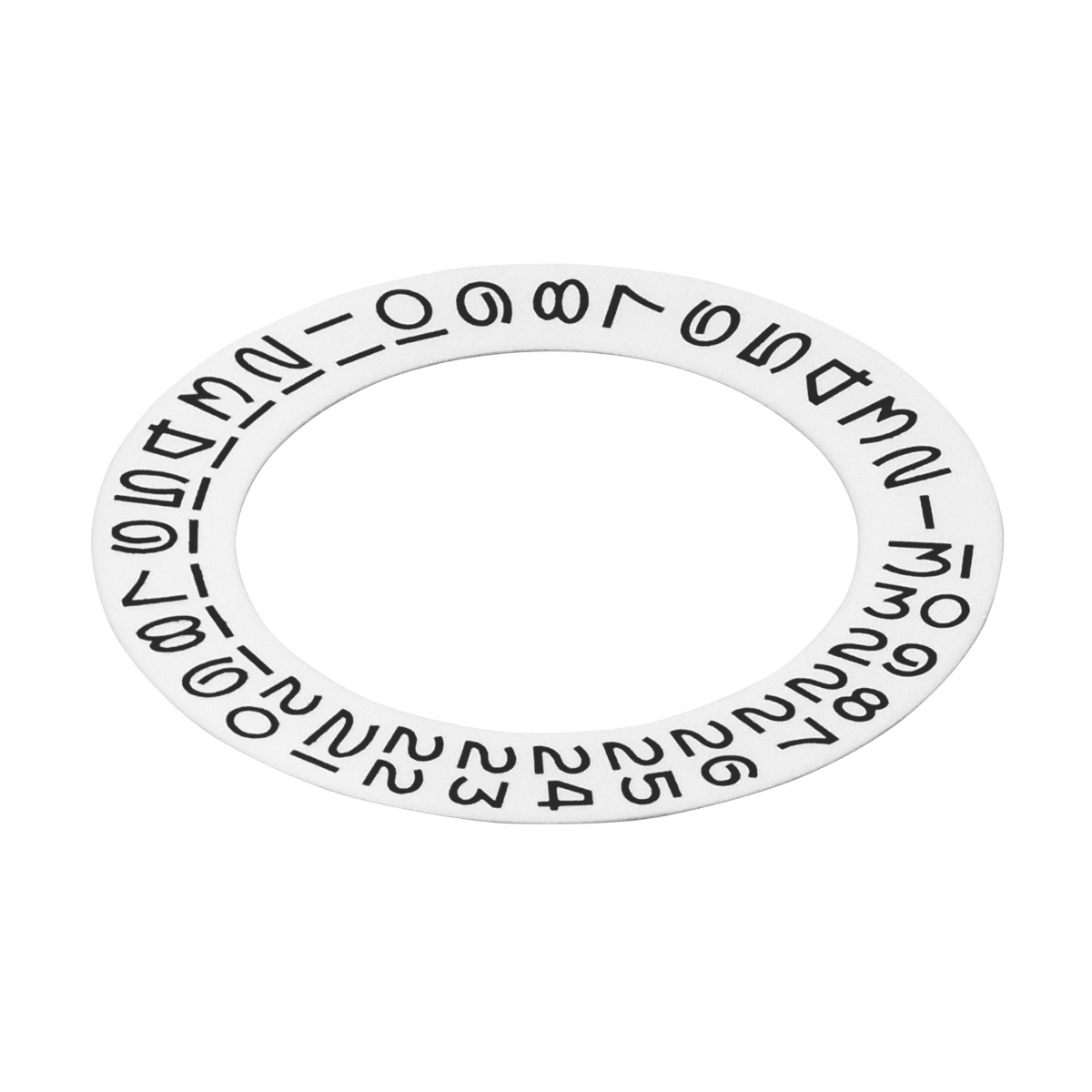 WHITE DATE DISC OVERLAY OPEN 6 9 FOR ROLEX 3135 DATEJUST DAYDATE