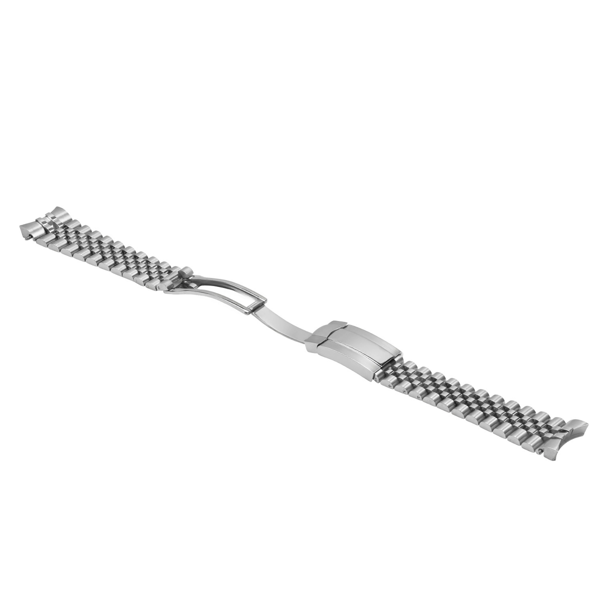 JUBILEE WATCH BAND SOLID LINK FOR ROLEX DATEJUST NEW LOCK CLASP 21MM