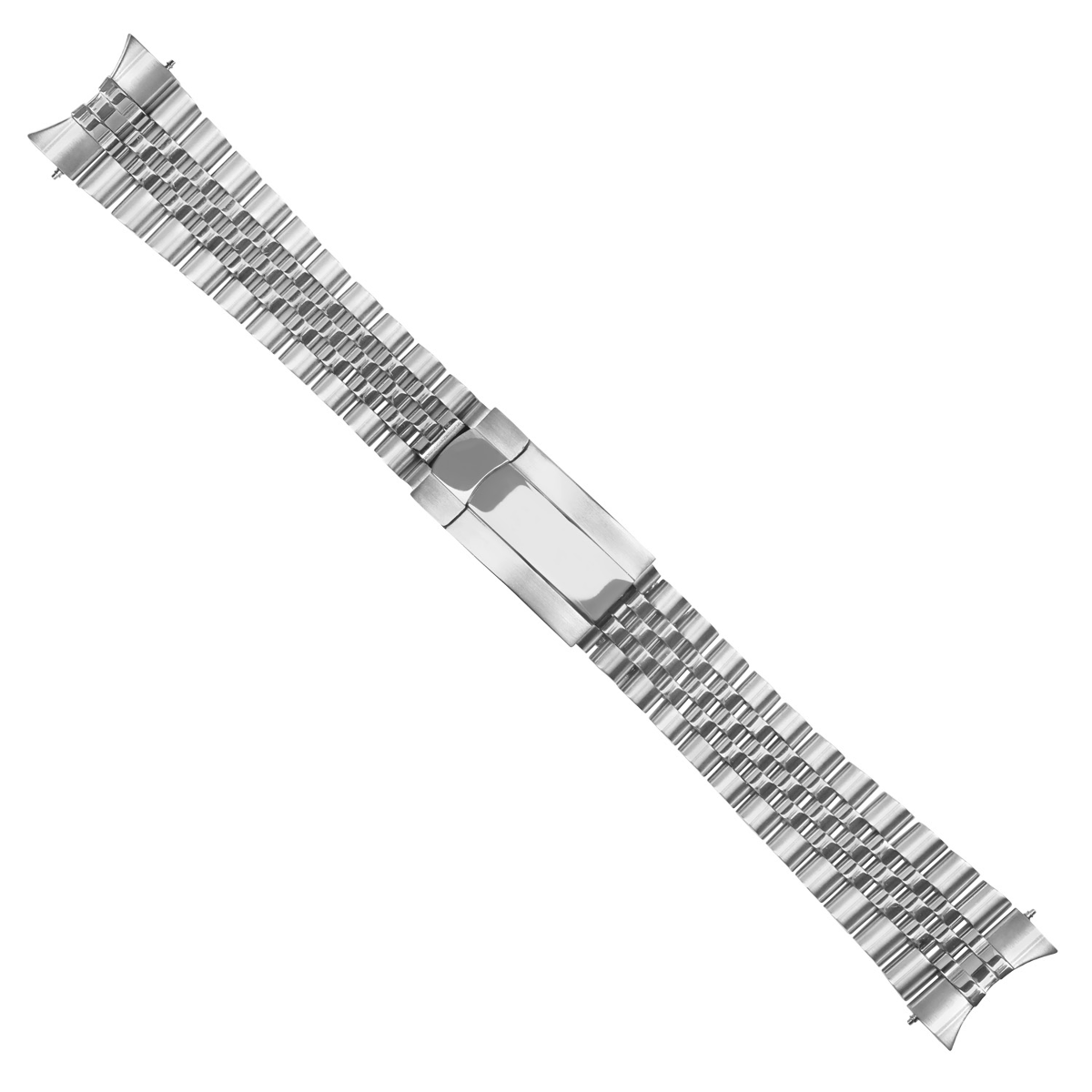 JUBILEE WATCH BAND SOLID LINK FOR ROLEX DATEJUST NEW LOCK CLASP 21MM