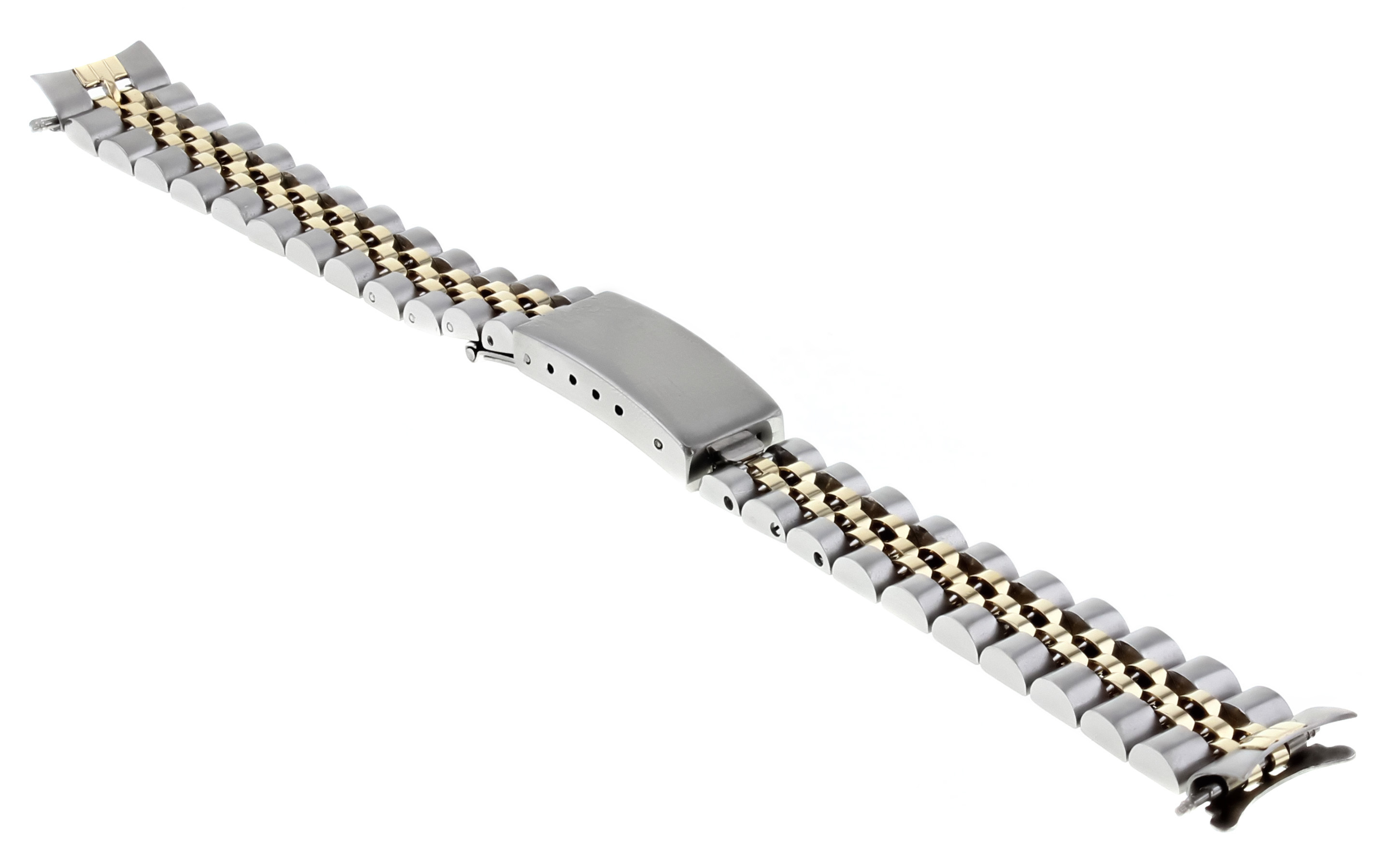 LADIES 14K/SS TWO TONE REPLACEMENT WATCH BAND STRAP FOR ROLEX DATEJUST