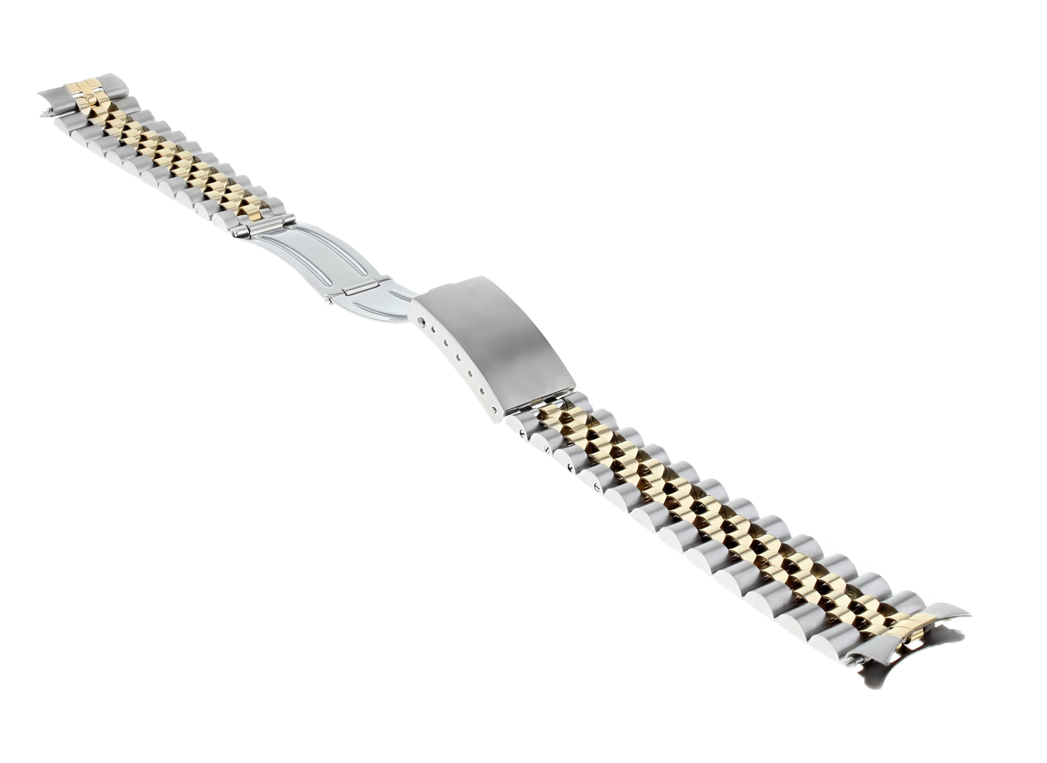 17MM MIDSIZE 14K/SS TWO TONE JUBILEE WATCH BAND FOR ROLEX 31MM DATEJUST