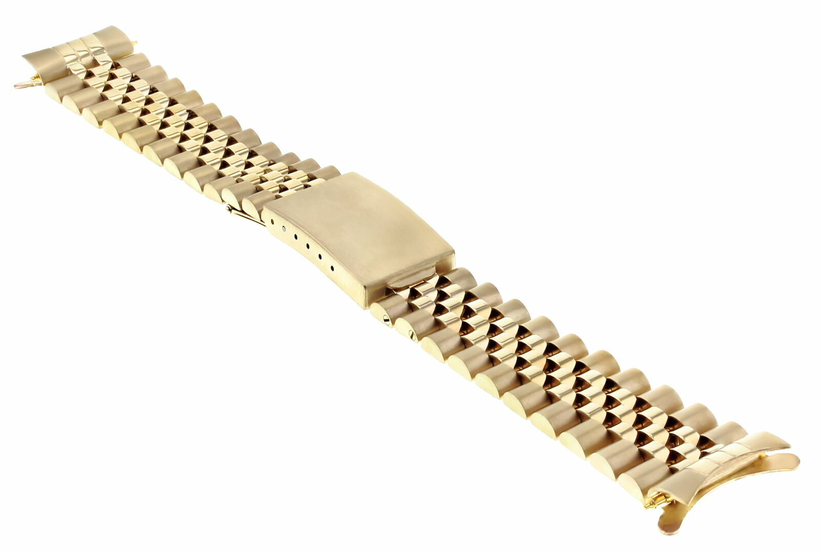 MENS 19MM 14K YELLOW GOLD JUBILEE WATCH BAND FOR ROLEX DATE 1500, 1501