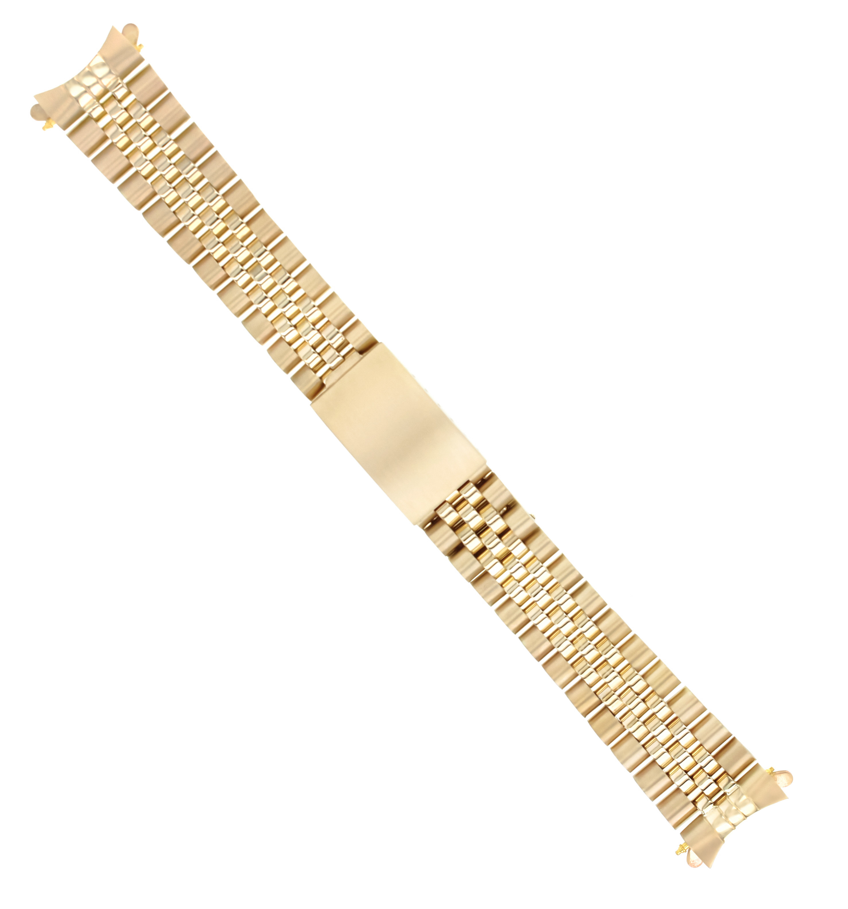 MENS 19MM 14K YELLOW GOLD JUBILEE WATCH BAND FOR ROLEX DATE 1500, 1501